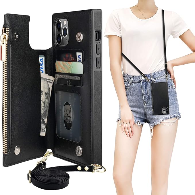 Bocasal Crossbody Wallet Case for iPhone 11 Pro Max by Bocasal