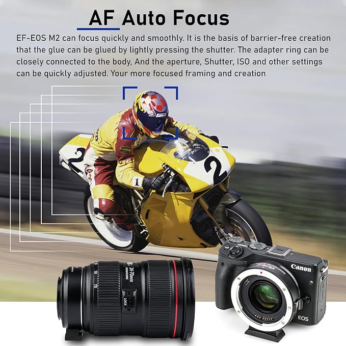 VILTROX EF-M2 Pro Lens Adapter 0.71x Auto Focus EF Lens to M4/3 Mount Adapter - Image 6