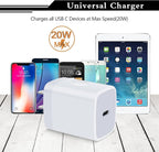 USB C Wall Charger, 8 7 6 Plus, Samsung Galaxy S24 S23 S22 S21 Ultra S20 A14 - Image 7