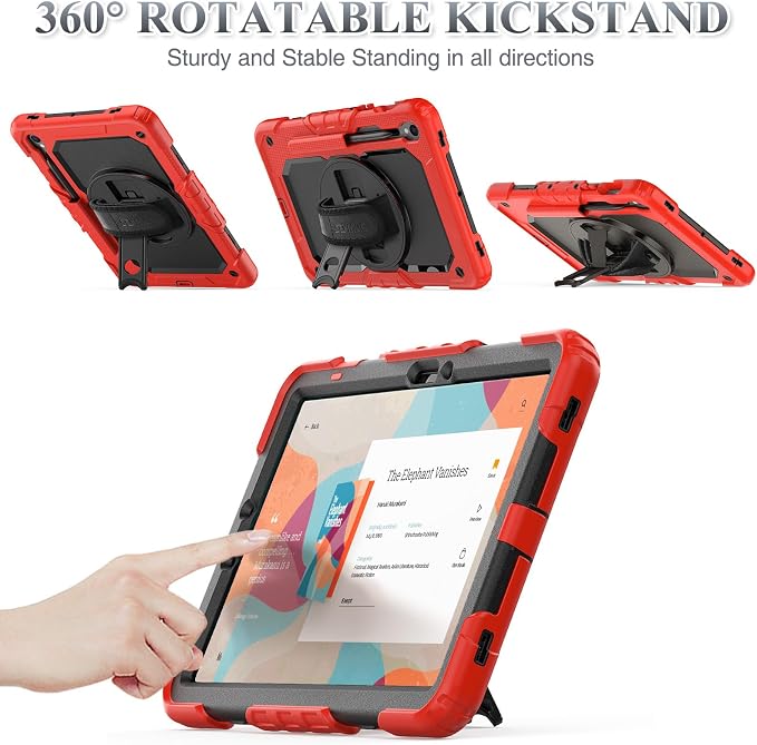 SEYMAC stock Case for Samsung Galaxy Tab S10 FE / S9 / S9 FE 5G Tablet Case - Image 4