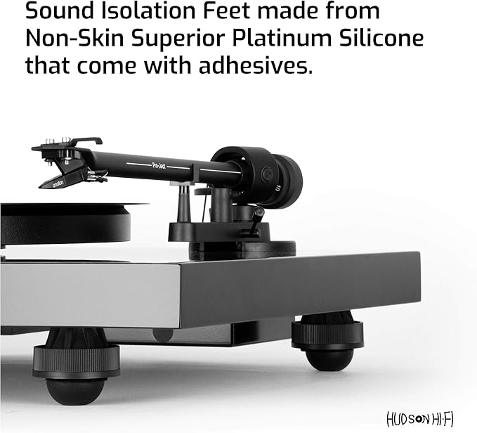 1" Platinum Silicone Speaker Isolation Pads - Image 4