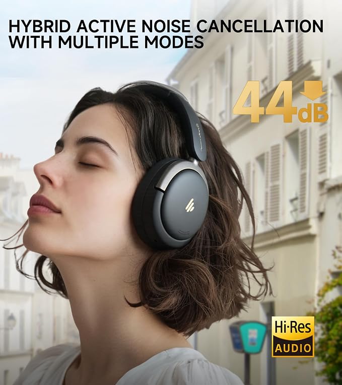 Atom Max - Hybrid Active Noise Cancelling Headphones, Hi-Res Audio, Wireless - Image 2