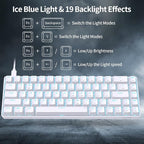 DIERYA T68SE 60% Gaming Mechanical Keyboard, Ultra Compact Mini 68 Key - Image 5