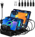 Charging Station for Multiple Devices, CREATIVE DESIGN 50W 6 Ports USB Charger by CREATIVEDESIGN