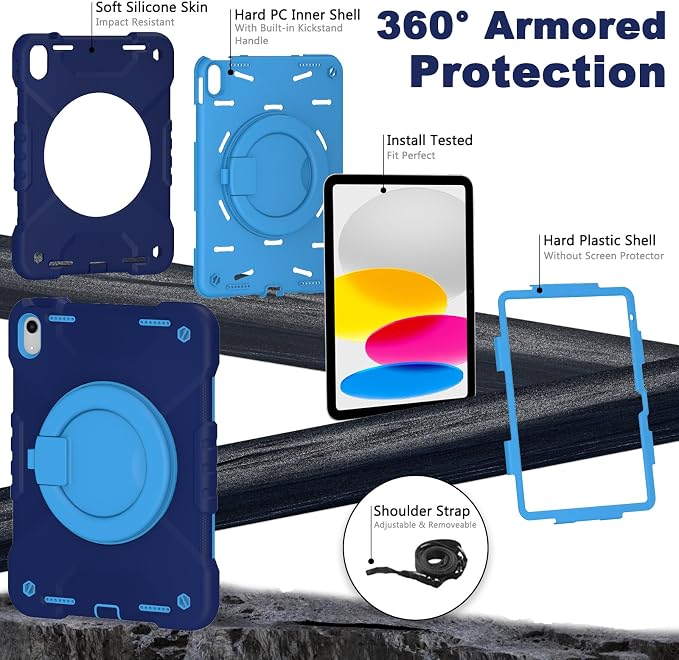 Case for iPad 11th Generation 11 inch 2025/10th Generation 10.9 inch 2022 - Image 3