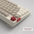 MageGee 75% Mechanical Gaming Keyboard, LED White Backlit, 87 Keys Compact TKL - Image 4
