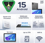 DOOGEE U10 10 inch Tablet with Keyboard, Android 15 Tablet 16GB+128GB/2TB Expand - Image 2