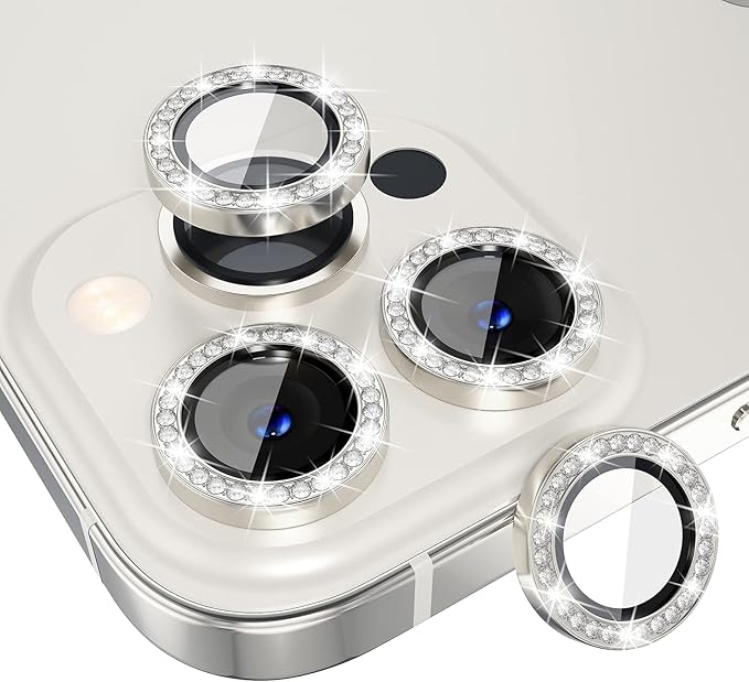 Choiche [3+1 for iPhone 13 Pro/iPhone 13 Pro Max Camera Lens Protector Bling by Choiche
