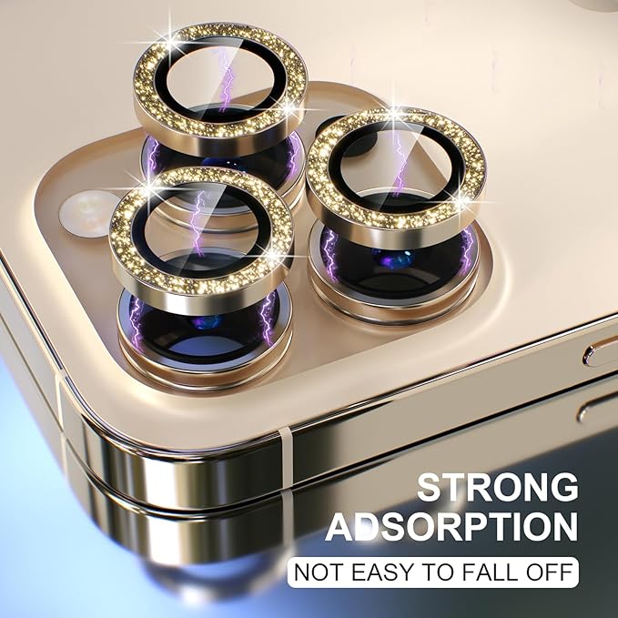 Choiche [3+1 for iPhone 13 Pro/iPhone 13 Pro Max Camera Lens Protector Bling - Image 5