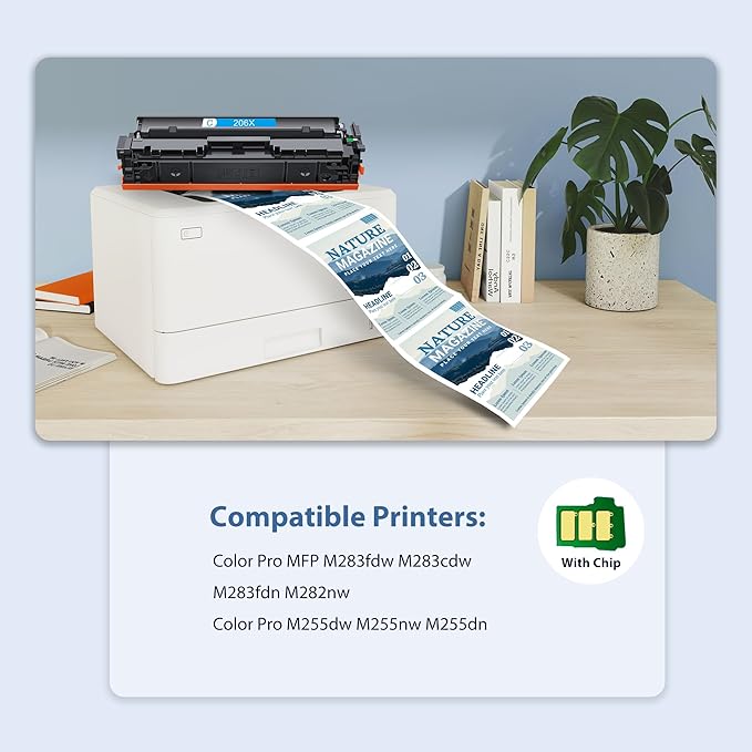 206X Toner Cartridges High Yield 4 Pack Compatible - Image 2