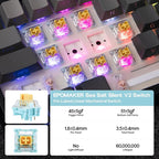 EPOMAKER TH108 Full Size Mechanical Keyboard, Wireless Gaming Keyboard - Image 6