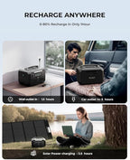 Andes 600 Pro Portable Power Station, 584Wh LiFePO4 Hybrid Battery Backup - Image 2