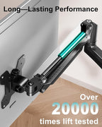 Dual Monitor Stand for Desk, Taller Monitor Arms for 2 Screens up to 32 inch - Image 6