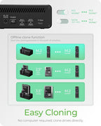 M.2 NVMe & SATA SSD/HDD Hard Drive Docking Station, ICY BOX USB-C 10Gbps NVMe - Image 2
