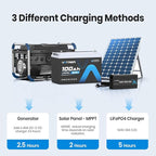 2Pack 12.8V 100AH Group 31 High/Low Temp Cutoff LiFePO4 Lithium Battery - Image 9