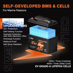 Litime 12V 140Ah Bluetooth Dual Purpose 1000 CCA Marine Battery - Image 7
