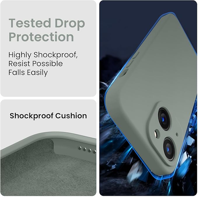 FireNova Designed for iPhone 15 Plus Case, Silicone Case with, Soft - Image 4