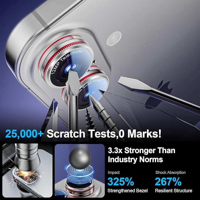 X-it 2 Pack Camera Lens Protector, Shatterproof Anti-Scratch Ultra HD - Image 5