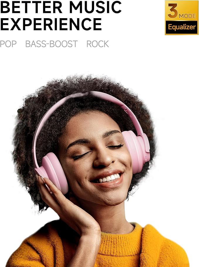 Picun B8 Headphones Wireless Bluetooth, 120H Bluetooth Headphone Over Ear - Image 4