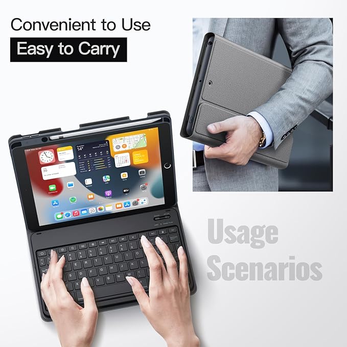 JETech Keyboard Case for iPad 10.2-Inch - Image 6