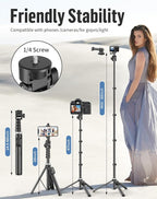 Selfie Stick for iPhone:Selfie Stick Tripod - Image 4