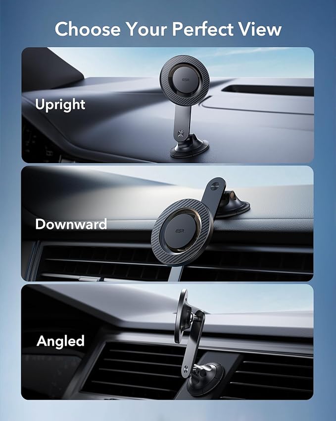 ESR for MagSafe Car Mount, Upgraded Dashboard Magnetic Phone Holder for Car - Image 4