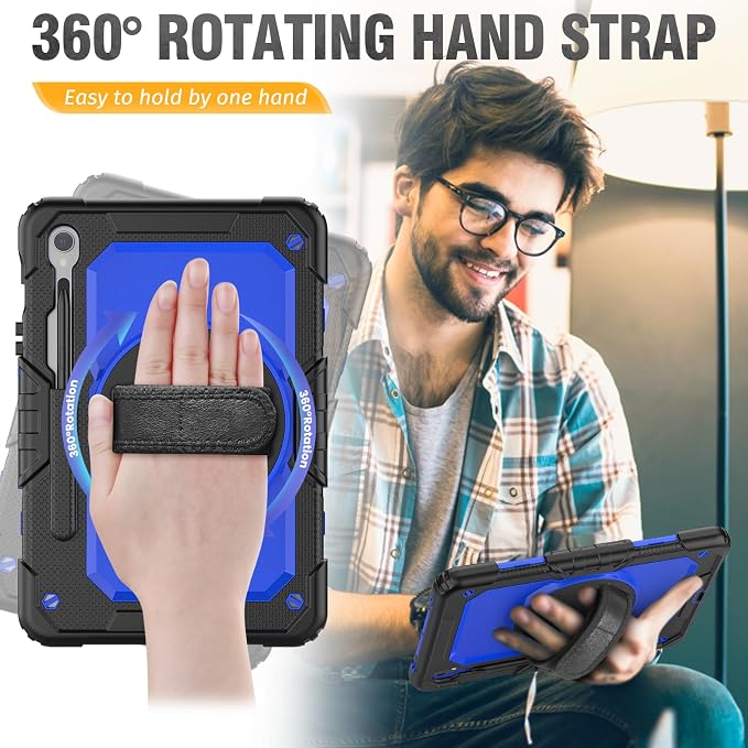 HXCASEAC Case for Galaxy Tab S10 FE / S9 FE 5G 10.9 inch, Shockproof Design - Image 3