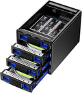 Hybrid 3*2.5/3.5" SATA HDD/SSD+3* M / B+M Key M.2 NVMe Enclosure by Cenmate