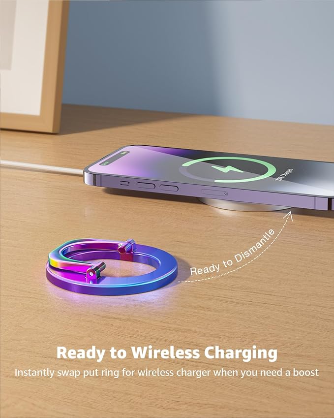 SUPERONE for MagSafe Phone Grip, Stylish Cool Magnetic Ring Holder - Image 7