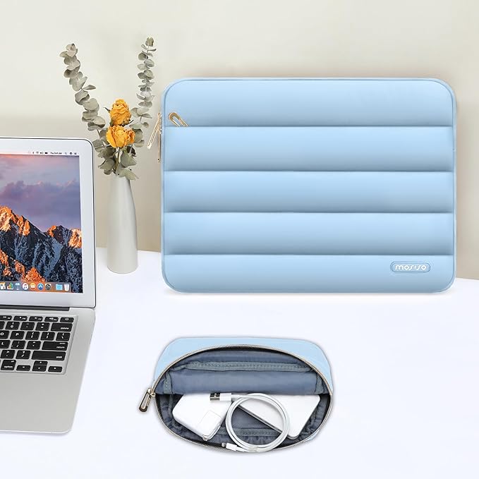 MOSISO 15-15.6 inch Laptop Case, 16 inch Puffy Laptop Sleeve Compatible - Image 5