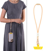 Vachetta Leather wristlet strap Phone Charm - Image 4