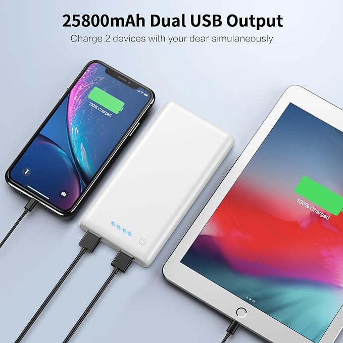 Portable Charger Power Bank 26800mah, Ultra-High Capacity Safer External Cell - Image 4