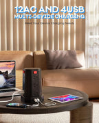 Power Strip Surge Protector, 10 Ft Extension Cord - Image 7