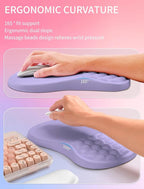 Hokafenle 2in1 Combination, Wave Keyboard Wrist Rest and Ergonomic Curvature - Image 3