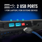 NAGAN Laptop Cooling Pad with 3 Fans, Ergonomic Cooling Pad - Image 3
