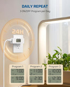 DEWENWILS 24 Hour Programmable Digital Timer Outlet, Timers - Image 2