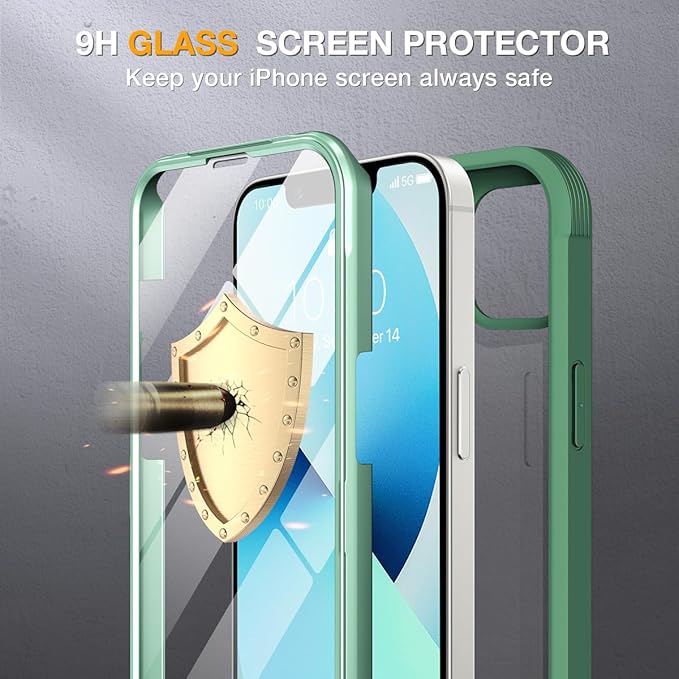 Miracase for iPhone 13 Case 6.1'', Full-Body Bumper Phone case - Image 4