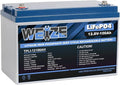 Weize 12V 100Ah TM LiFePO4 Lithium Battery, Built-in Smart BMS, Group 31 Deep by WEIZE