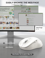 Trueque Wireless Mouse for Laptop, 2.4GHz Ergonomic Computer Mouse - Image 6