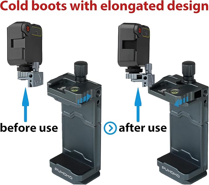 Metal Phone Tripod Mount Adapter Adjustable Phone Mount - Image 7
