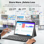 Android Tablet with Keyboard, Android 14 Tablet, 12 GB+128GB, 1TB Expand - Image 3