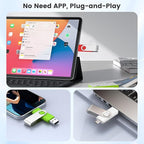 ABLAZE 64GB USB C Flash Drive 10 Pack, OTG USB 2.0 + Type C Memory Stick Dual - Image 6
