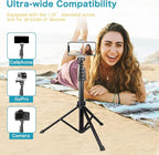 Aureday 67" Phone Tripod, Extendable Cell Phone and Camera Tripod Stand - Image 6