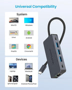 USB C Docking Station Dual Monitor, 9-in-1 USB Hub - Image 7