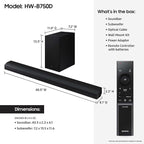 Samsung HW-B750D/ZA 5.1 ch Soundbar w/ Dolby Audio, Surround Sound expansion - Image 2