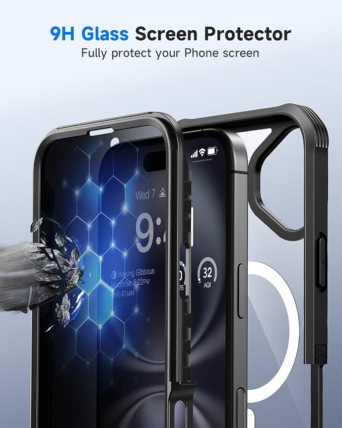 seacosmo for iPhone 16 Plus Case, Full Body Bumper - Image 7