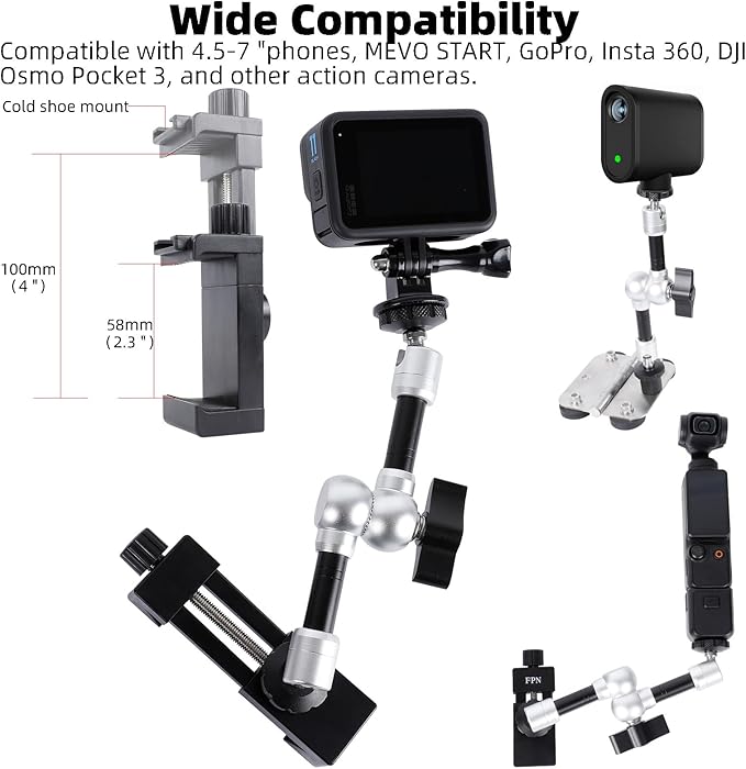 Magnetic Phone Fence Post Mount + Fence Clip Kit - Image 5