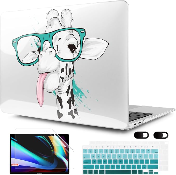 MEEgoodo for MacBook Air 13 inch Case 2021 2020 2019 2018 Released A2337 M1 by MEEgoodo