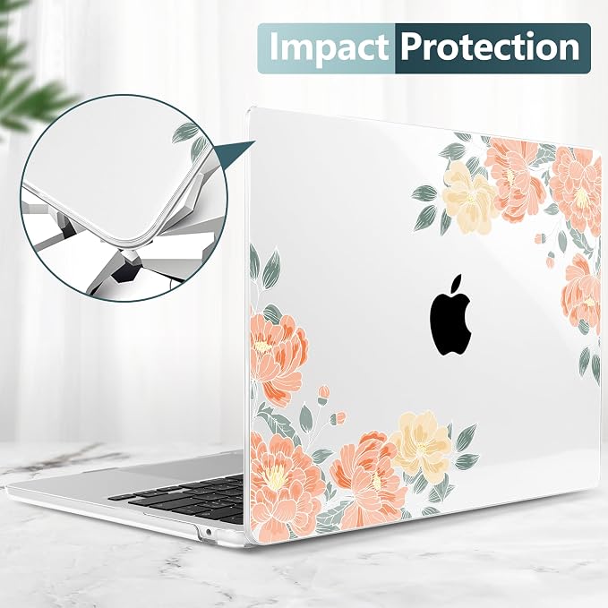 TWOLSKOO Compatible with M4 MacBook Air 13.6 inch Case 2025-2022 Release M4 - Image 6