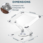 Uncaged Ergonomics Swivel Laptop Stand - Image 3